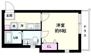 NSGATE江北1【1階】の間取り