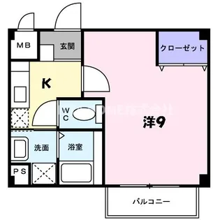 スカイハイツ【2階】の間取り