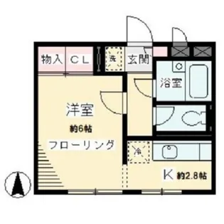 オーク・イースト【2階】の間取り