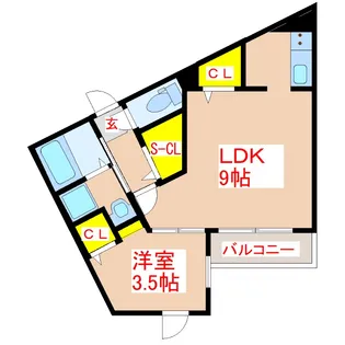 Golden Capital【3階】の間取り