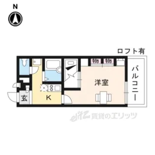 レオパレスFondVillage【2階】の間取り