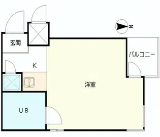 エヴェナール大森【2階】の間取り