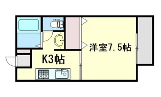 パナソフィー牛田【2階】の間取り