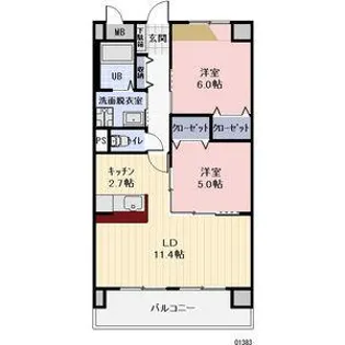 Elvita(エルヴィータ)【1階】の間取り