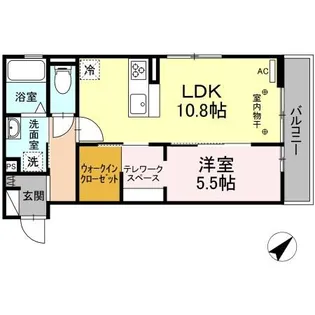 アベニールST【2階】の間取り