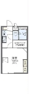 レオパレス歩【2階】の間取り