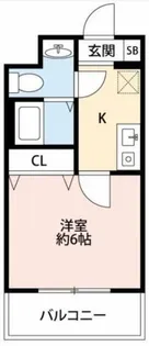 コムネット東府中【3階】の間取り