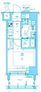 MAXIV横浜伊勢佐木町【2階】の間取り