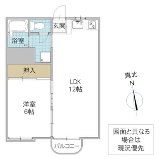 KNハイツ A棟【2階】の間取り