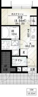 ソルナクレイシア蒲田【1階】の間取り