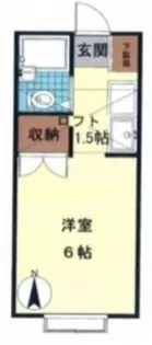 ディオブランドー八王子【2階】の間取り