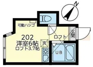 ユナイト井土ヶ谷ジャックマロニー【2階】の間取り