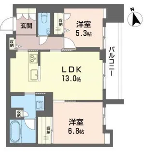 クレスティーク【3階】の間取り