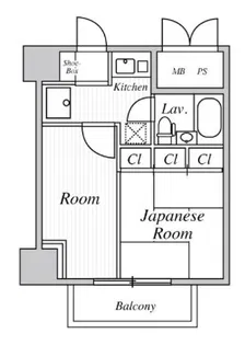 サニークレスト蒲田【3階】の間取り