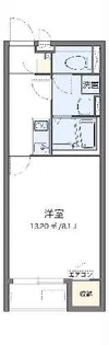 クレイノフォルシア【1階】の間取り