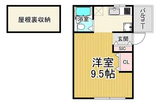 篠原マンション中山手【2階】の間取り