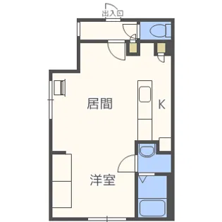 M-STAGE北9条【4階】の間取り