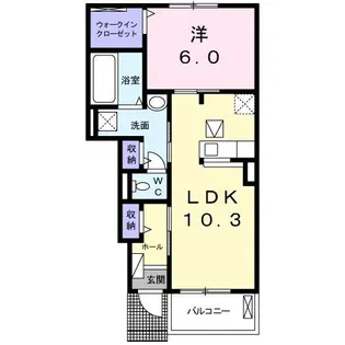 パークサイド・N【1階】の間取り