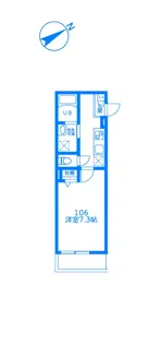 アイビット六角橋【1階】の間取り