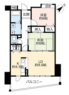 URアーバニア有松駅前【7階】の間取り