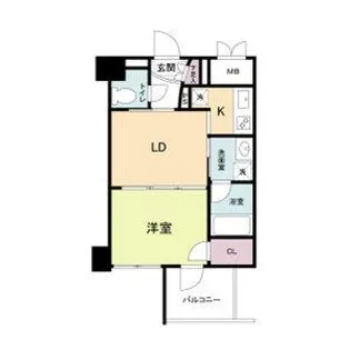 サムティ難波グレイス【14階】の間取り