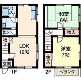 新潟県新潟市西区鳥原【一戸建】の間取り