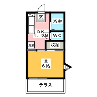 フロリアード本山【1階】の間取り