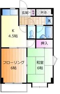 F-ハウス【1階】の間取り