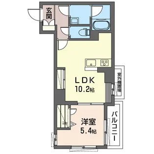 ロイヤル ドメイン オオミヤ【2階】の間取り