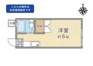 ヒラマツハイツ【2階】の間取り