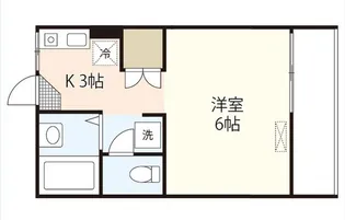 イースト殿山【1階】の間取り