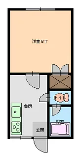 フローラルハイムS【1階】の間取り