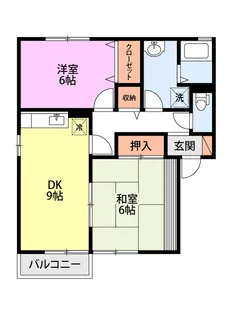 ピア・ソピアA【2階】の間取り