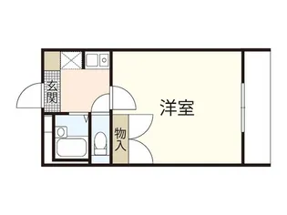 レオパレス泉【1階】の間取り