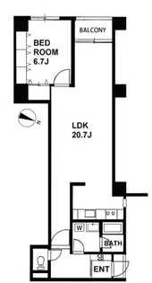 パセオ三光坂【2階】の間取り