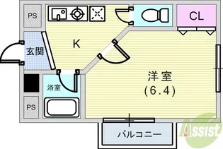 マンション王子【3階】の間取り