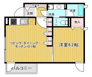 CASA和泉【3階】の間取り