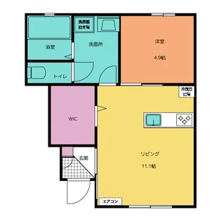 AVATAR【1階】の間取り