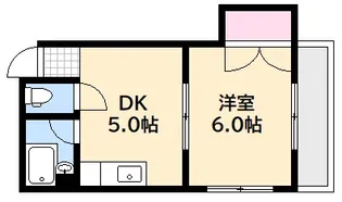 房尾本店楠木ビル【3階】の間取り