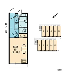 フラワリー【1階】の間取り