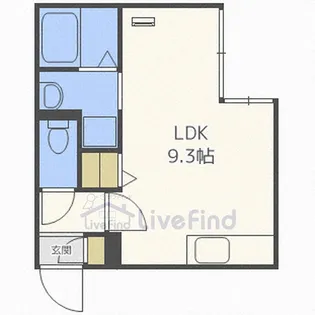 1Kの間取り画像