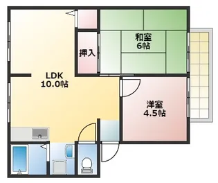 カサベルデ中澤【2階】の間取り