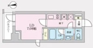 タスキプライムテラス後楽園【4階】の間取り