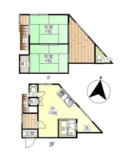 コーポ山岸の間取り