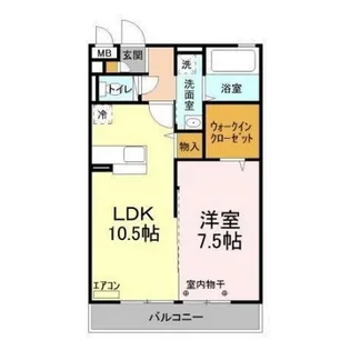 フェリシタ【2階】の間取り