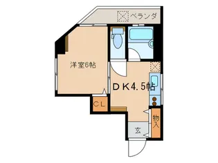 公園ビル【4階】の間取り