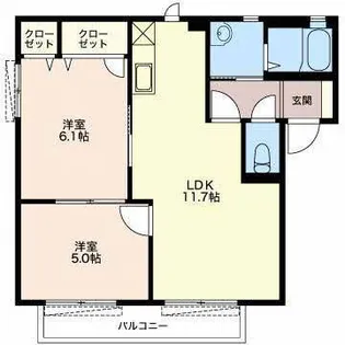 ネクストステージA【2階】の間取り