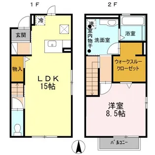 石川県金沢市戸板5【一戸建】の間取り