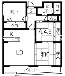 カルム千里山土井【2階】の間取り