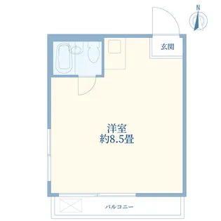 スカイハイツ奥沢【4階】の間取り